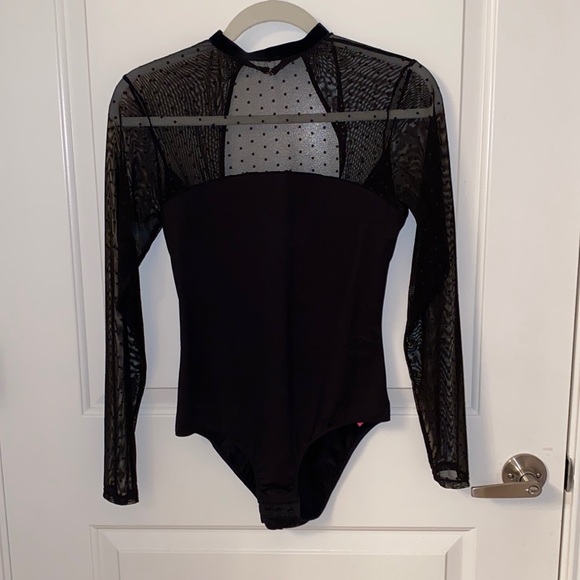 Sheer Black Bodysuit - Picture 1 of 3